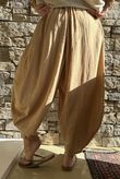 Noa Linen Blend Sia Barrel Trouser Honey Bronze